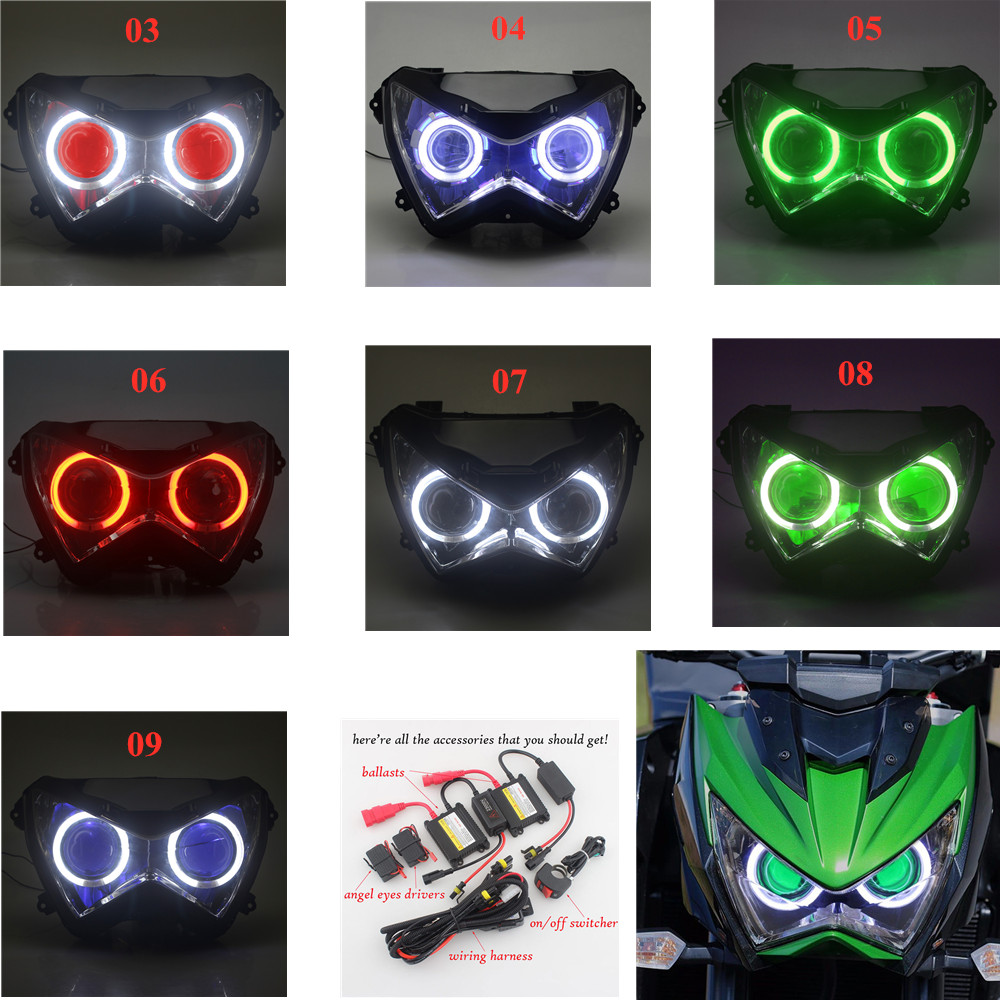 Universal Motorcycle Led Headlight Projector - Motorcycle Head Light Custom LED Headlamp