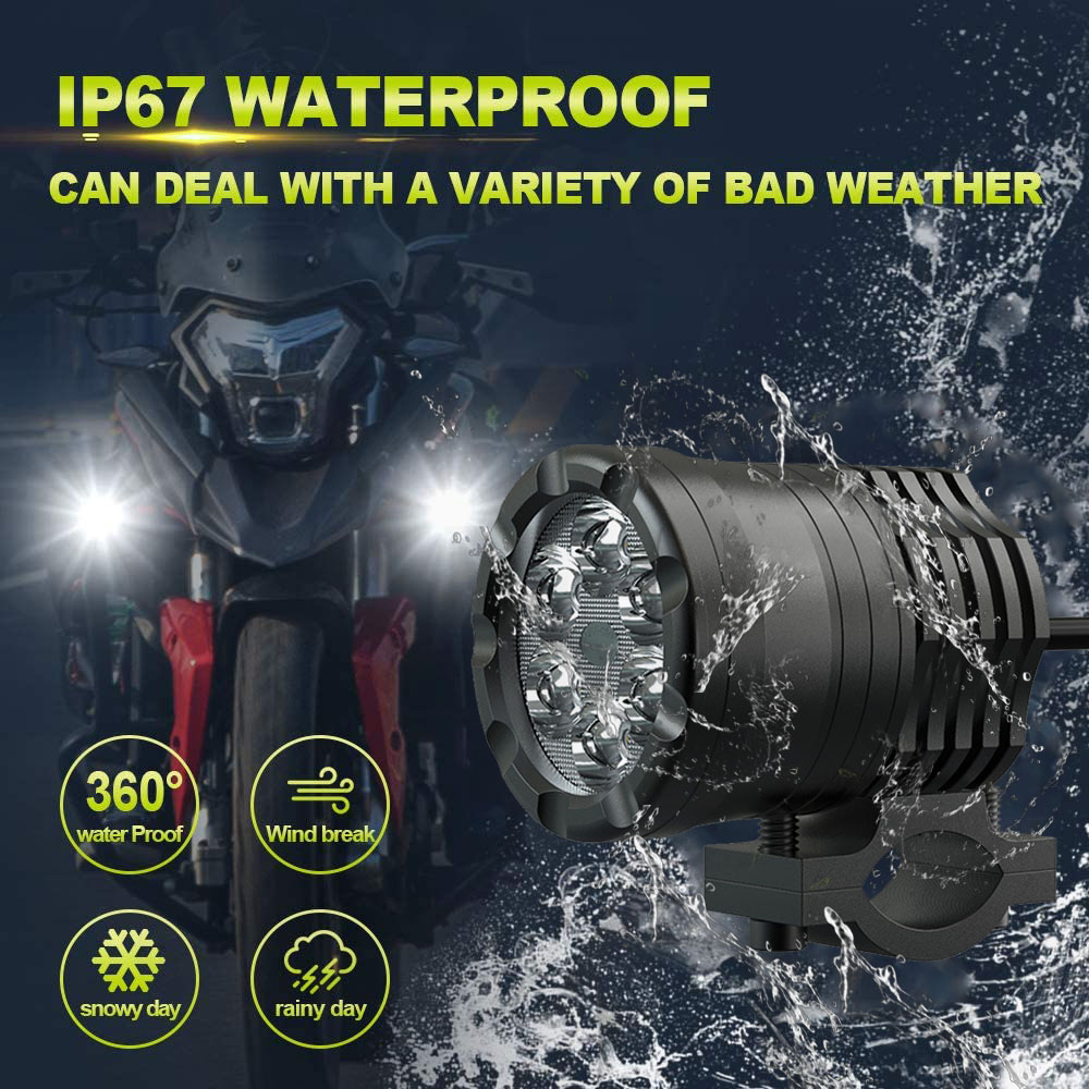 NLpearl 60W Motorcycle LED Hea - đánh giá và giá Universal Motorcycle Led Headlight Projector