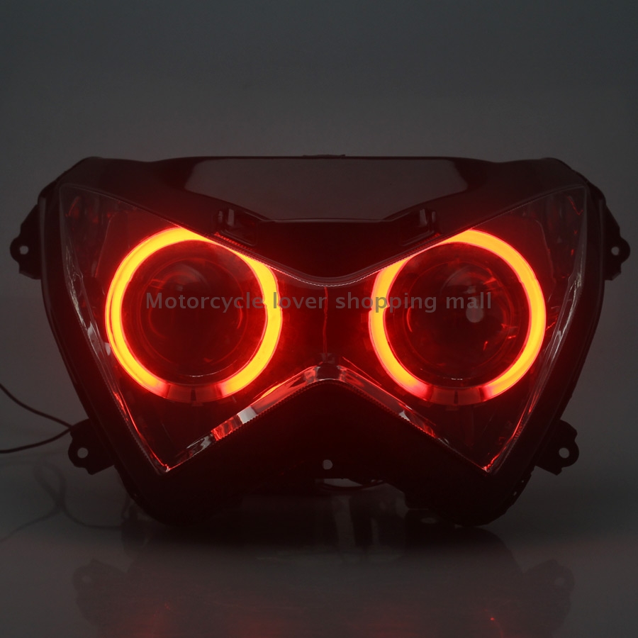 Motorcycle Head Light Custom L - đánh giá và giá Universal Motorcycle Led Headlight Projector