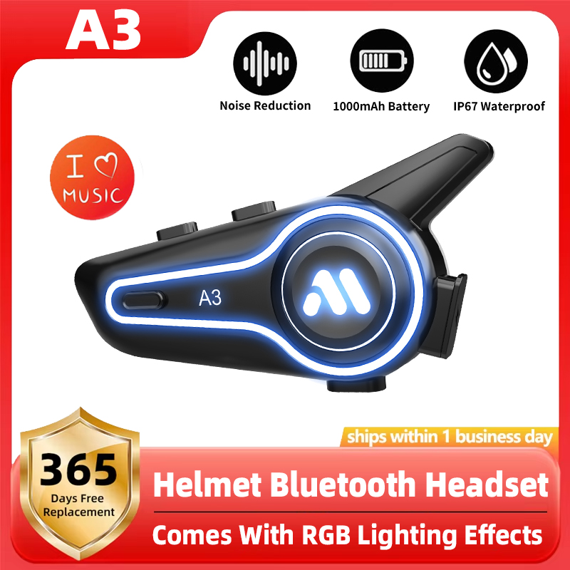 New A3 Motorcycle Helmet Bluet - đánh giá và giá Full Face Motorcycle Helmet With Bluetooth