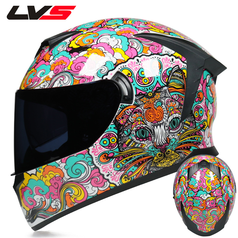 LVS Motorcycle Helmet Full Fac - đánh giá và giá Full Face Motorcycle Helmet With Bluetooth